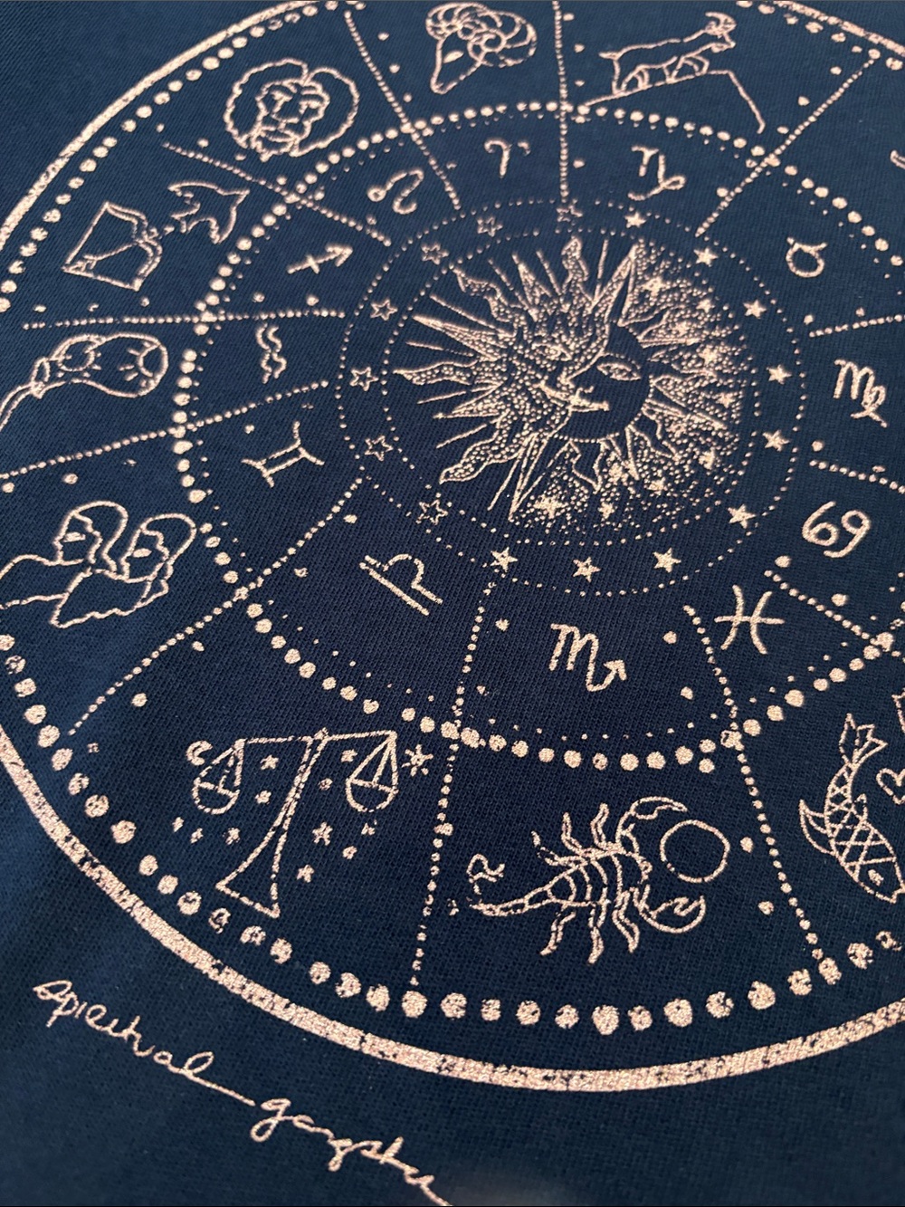 Spiritual Gangster Zodiac Cal Mazzy Pullover Sweater XS - Picture 5 of 9